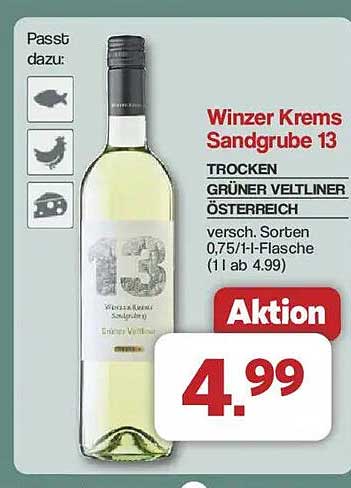 Winzer Krems Sandgrube 13 – Trocken Grüner Veltliner 0,75l
