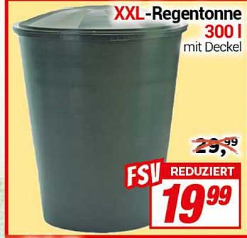 XXL-Regentonne 300 l mit Deckel