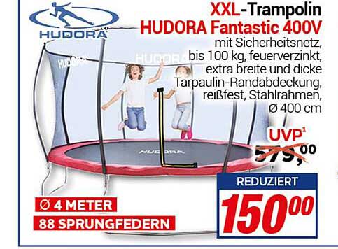 XXL-Trampolin HUDORA Fantastic 400V