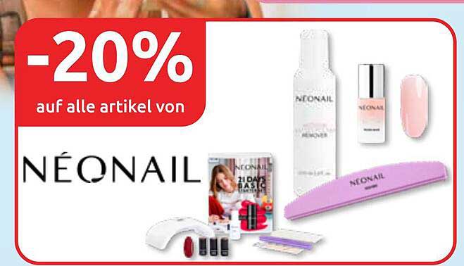 -20% auf alle Artikel von NÉONAIL