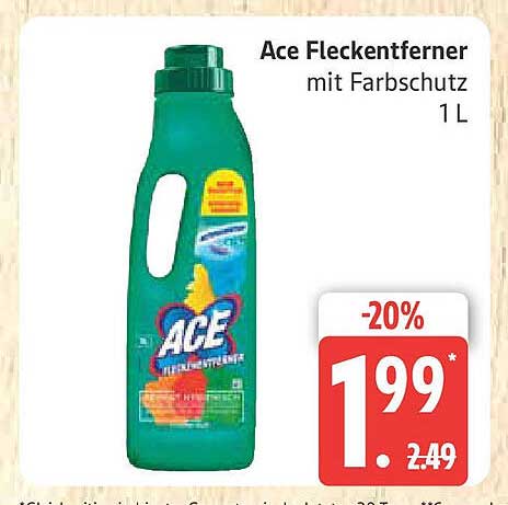 Ace Fleckenferner mit Farbschutz 1 L