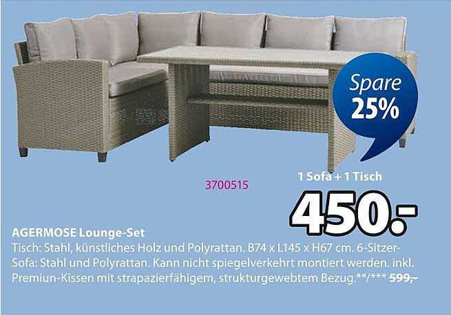 AGERMOSE Lounge-Set