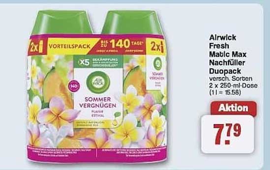 Airwick Fresh Magic Max Nachfüller Duopack