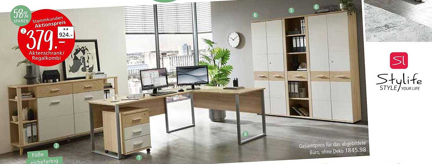 Aktenschrank/Regalkombination – Aktionspreis für Stammkunden