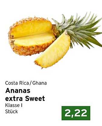Ananas extra Sweet Klasse I Stück