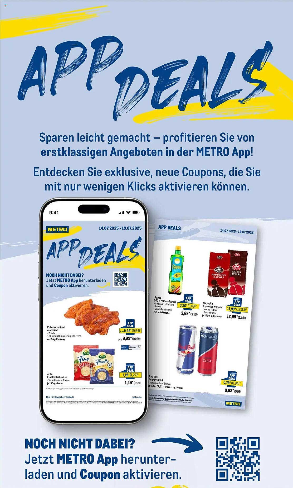 APP DEALS von METRO - Exklusive Angebote und Coupons