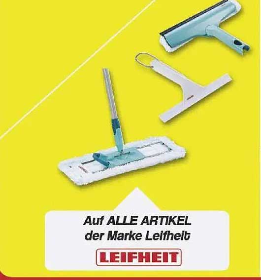 Auf ALLE ARTIKEL der Marke Leifheit