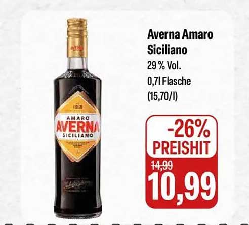 Averna Amaro Siciliano - 0,7l Flasche