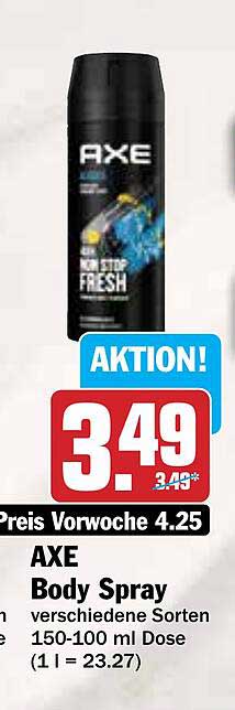 AXE Body Spray verschiedene Sorten 150-100 ml Dose