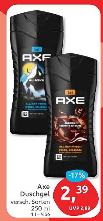 Axe Duschgel 250 ml – verschiedene Sorten