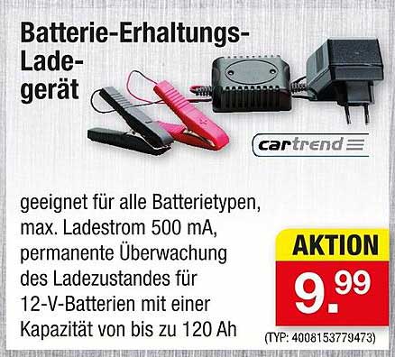 Batterie-Erhaltungs-Ladegerät