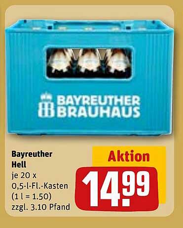 Bayreuther Hell 20 x 0,5-Liter-Kasten