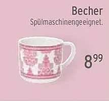 Becher - Spülmaschinengeeignet