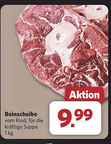 Beinscheibe vom Rind, für die kräftige Suppe, 1 kg