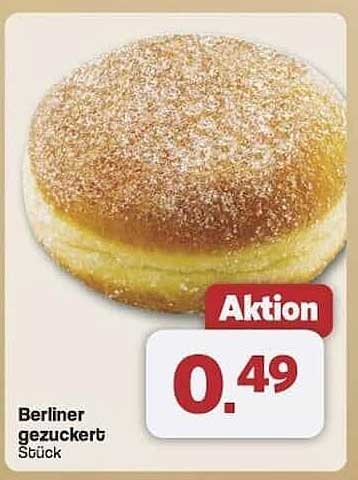 Berliner gezuckert Stück