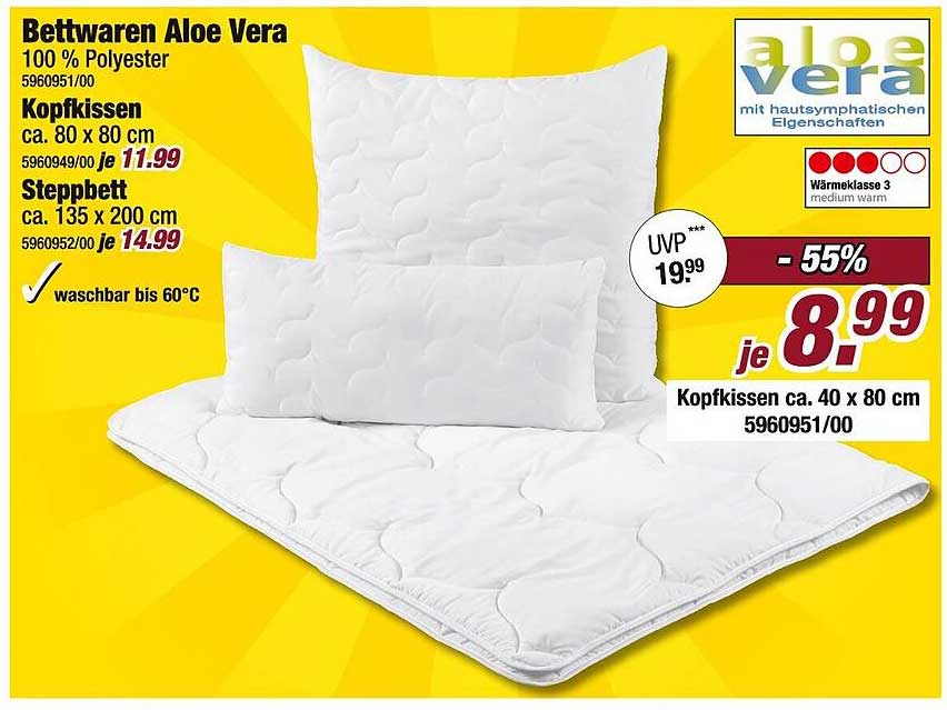 Bettwaren Aloe Vera