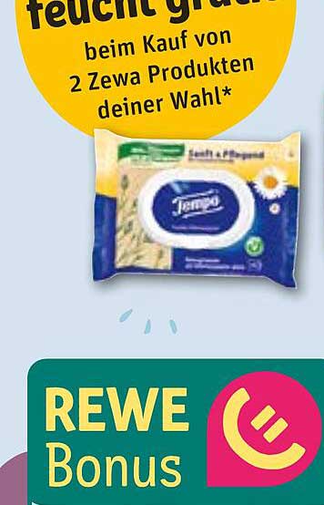 Bietet Zewa Tempo Feuchttücher – 10% Rabatt beim Kauf von 2 Produkten!