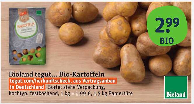 Bioland tegut... Bio-Kartoffeln