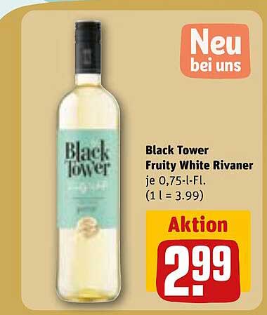 Black Tower Fruity White Rivaner 0,75 l