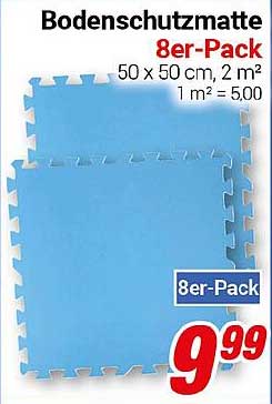 Bodenschutzmatte 8er-Pack