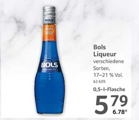 Bols Liqueur verschiedene Sorten, 17–21 % Vol.
