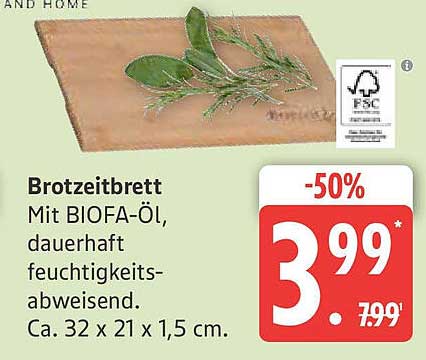 Brotzeitbrett mit BIOFA-Öl – feuchtigkeitsabweisend und praktischer Küchenhelfer