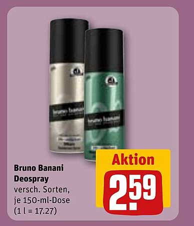 Bruno Banani Deospray - Verschiedene Sorten, 150 ml