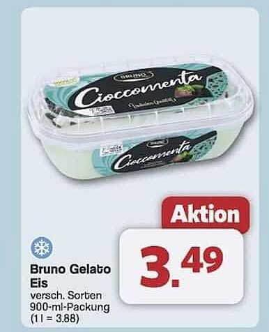 Bruno Gelato Eis versch. Sorten 900-ml-Packung