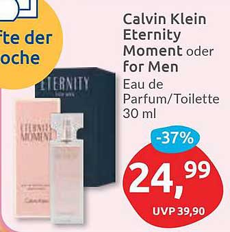 Calvin Klein Eternity Moment oder for Men Eau de Parfum/Toilette 30 ml
