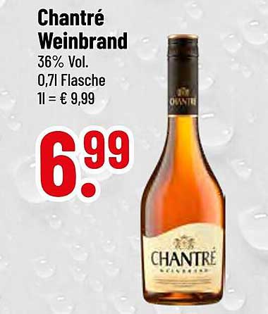 Chantré Weinbrand 0,7l – Spitzenqualität zum Sonderpreis!