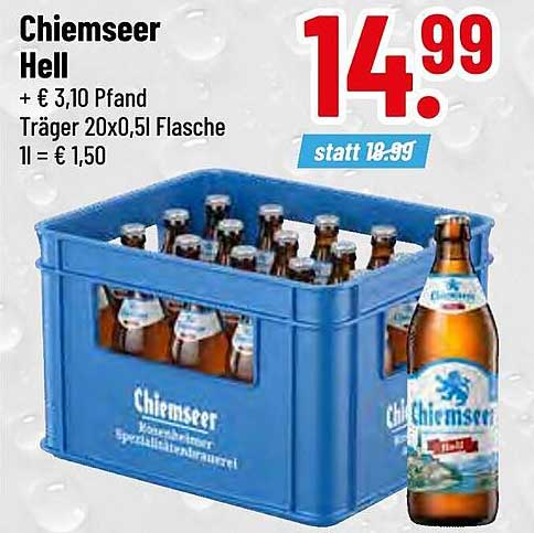Chiemseer Hell Bier-Set im Angebot