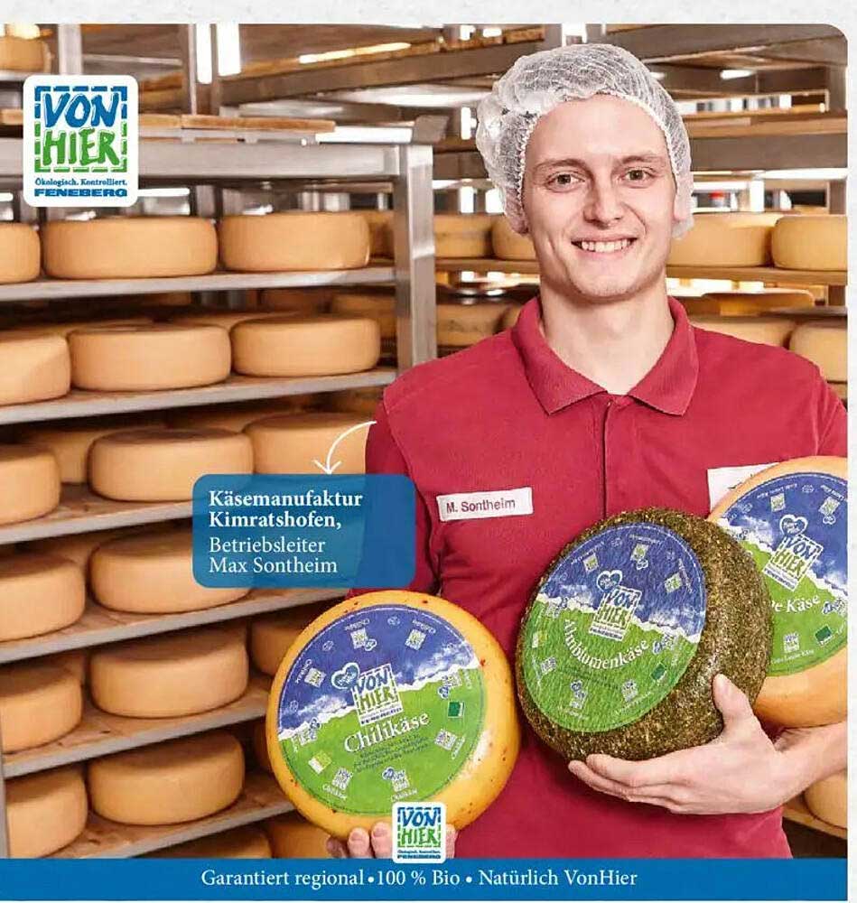 Chili- und Kräuterkäse von Feneberg - 100% Bio!