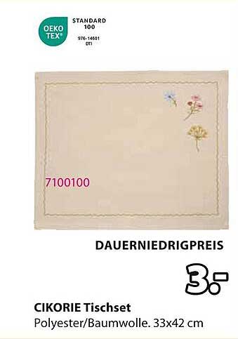 Cikorie Tischset – Eleganz für jeden Tisch