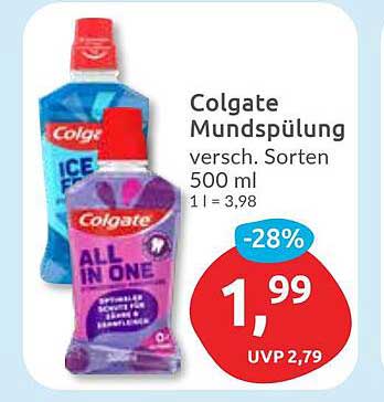 Colgate Mundspülung verschiedene Sorten 500 ml