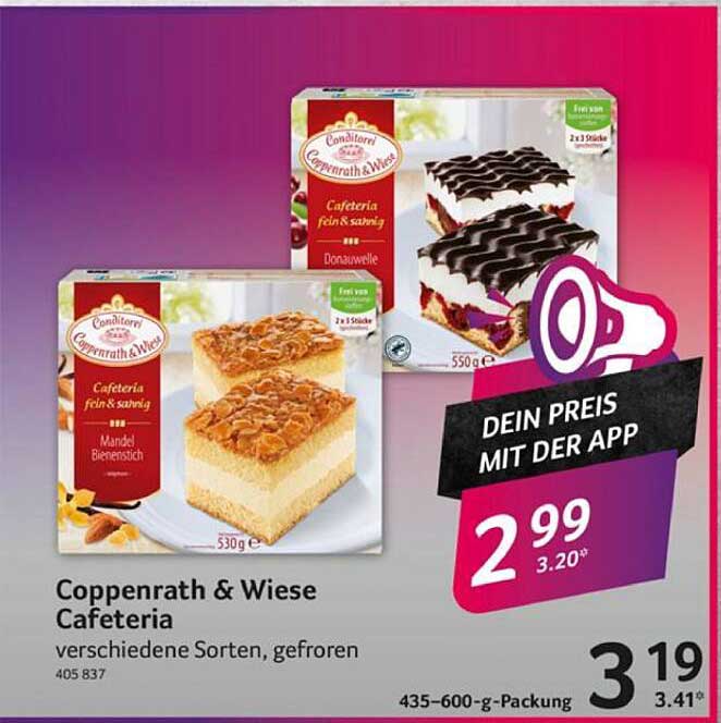 Coppenrath & Wiese Cafeteria – verschiedene Sorten, gefroren