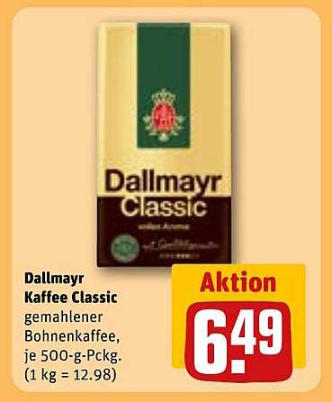 Dallmayr Kaffee Classic - gemahlener Bohnenkaffee