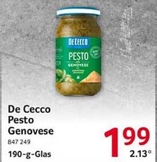 De Cecco Pesto Genovese 190-g-Glas