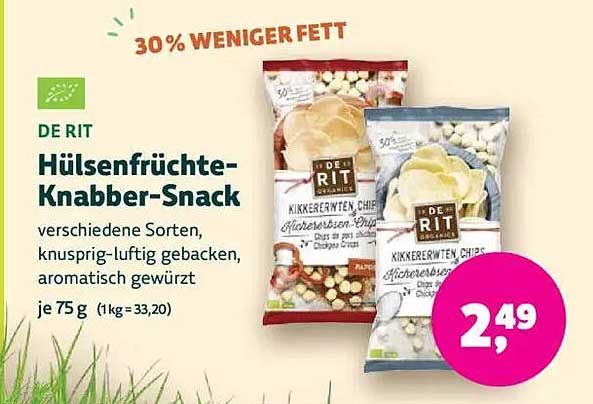 DE RIT Hülsenfrüchte-Knabber-Snack