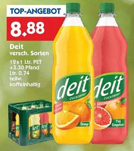Deit verschiedene Sorten 12x1 Ltr. PET