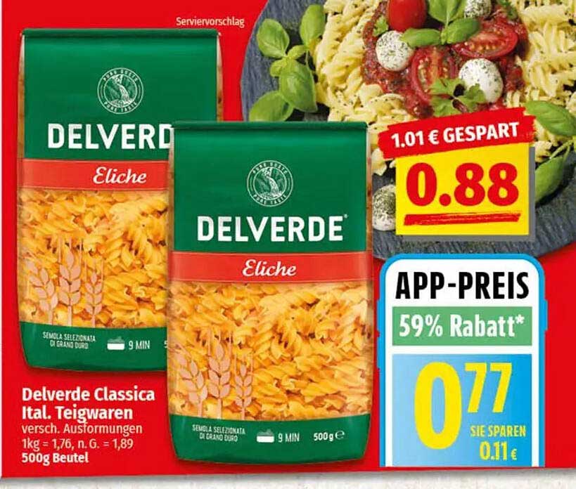 Delverde Classica Ital. Teigwaren 500g