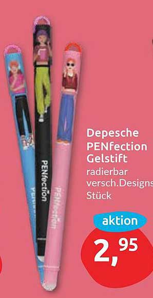 Depesche PENfection Gelstift radierbar versch. Designs Stück