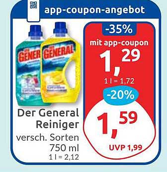 Der General Reiniger - verschiedene Sorten 750 ml