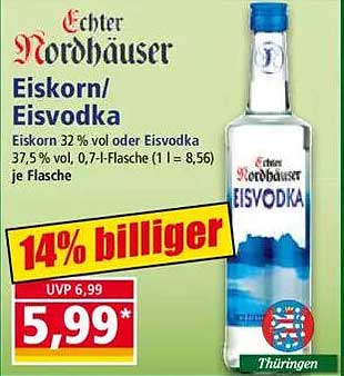 Echter Nordhäuser Eiskorn/Eisvodka