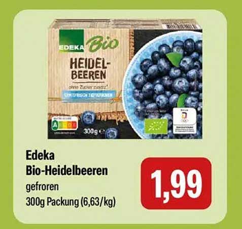 Edeka Bio-Heidelbeeren gefroren 300g
