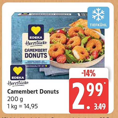 EDEKA Herzstücke Camembert Donuts 200 g