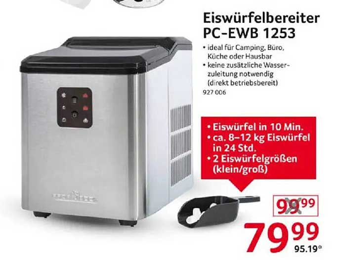 Eiswürfelbereiter PC-EWB 1253