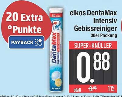 elkos DentaMax Intensiv Gebissreiniger 30er Packung