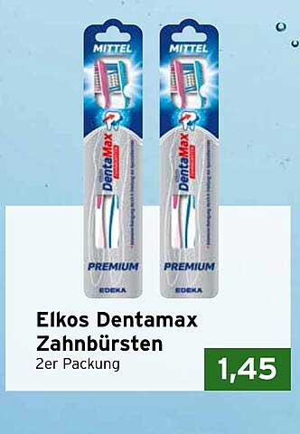 Elkos Dentamax Zahnbürsten 2er Packung