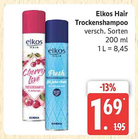 Elkos Hair Trockenshampoo – Vielseitige Pflege für Ihr Haar