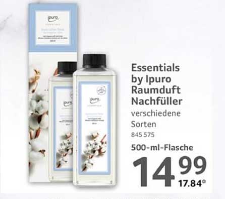 Essentials by Ipuro Raumduft Nachfüller verschiedene Sorten 500-ml-Flasche